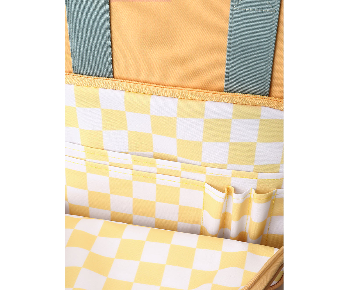 Mochila Stripes Yellow Chest