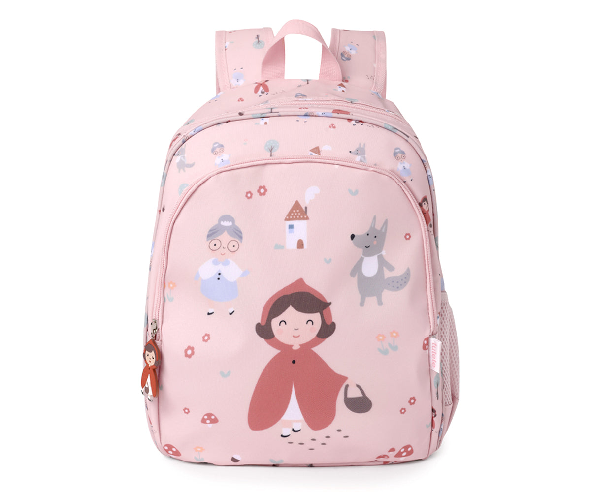 Mochila Média + Porta-chaves Personalizável Tutete - Little Red