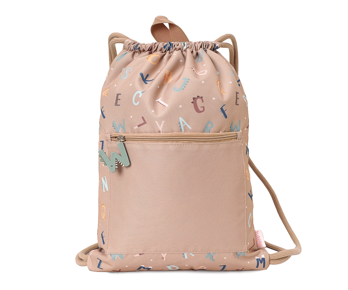 Mochila Saco Impermeável Personalizável Tutete - Funny Letters