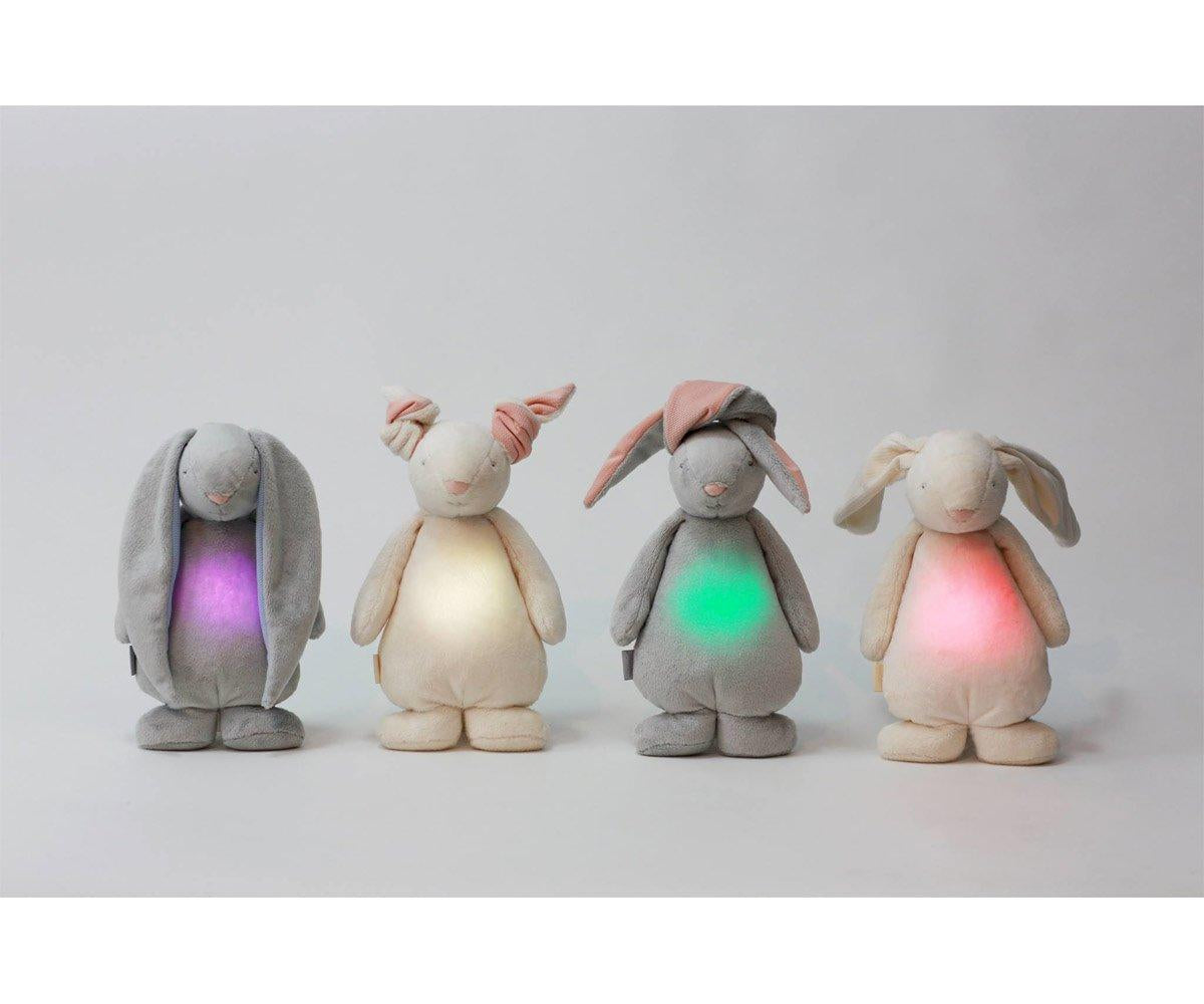 Peluche de Luz e Som - Coelho Creme
