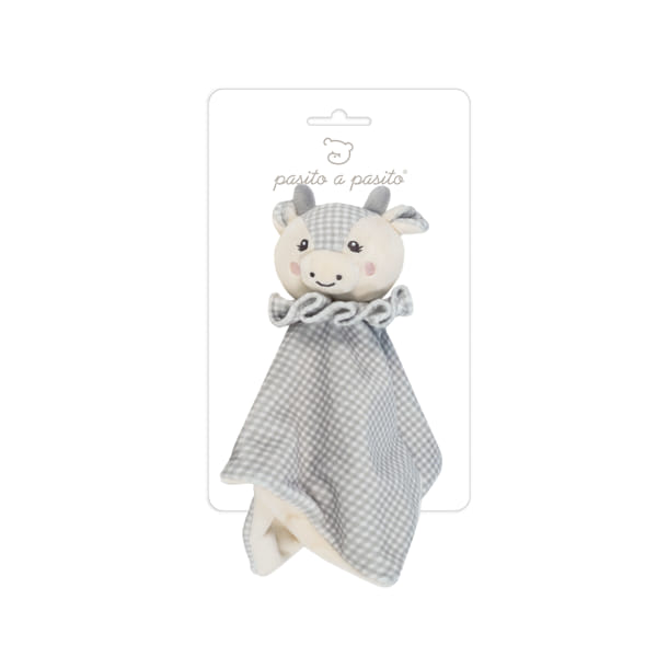 Pasito a Pasito Doudou Vaca - Little Bloom Gris