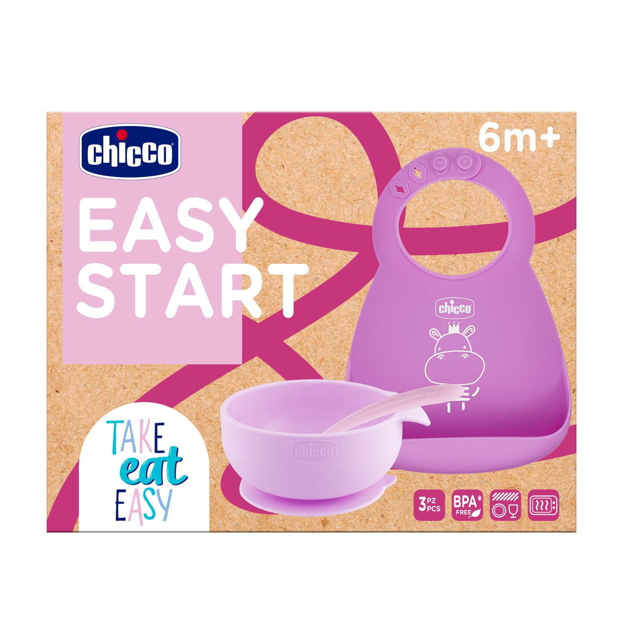 Easy Start - Conjunto de Papa de Silicone 6m+