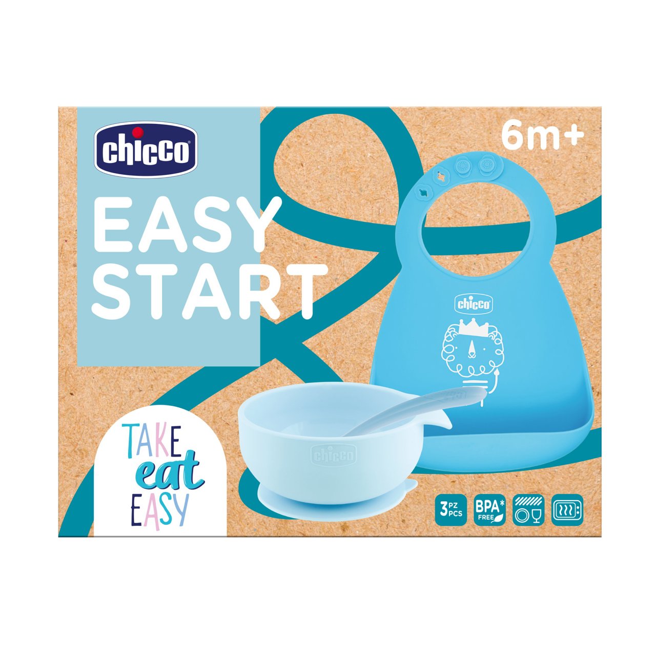 Easy Start - Conjunto de Papa de Silicone 6m+