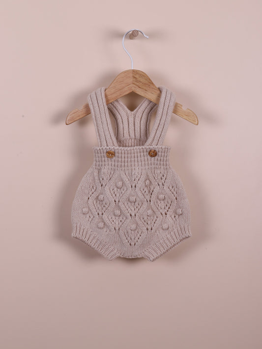 Fofo com alças tricotado com efeito trança - CHRISTMAS TIME