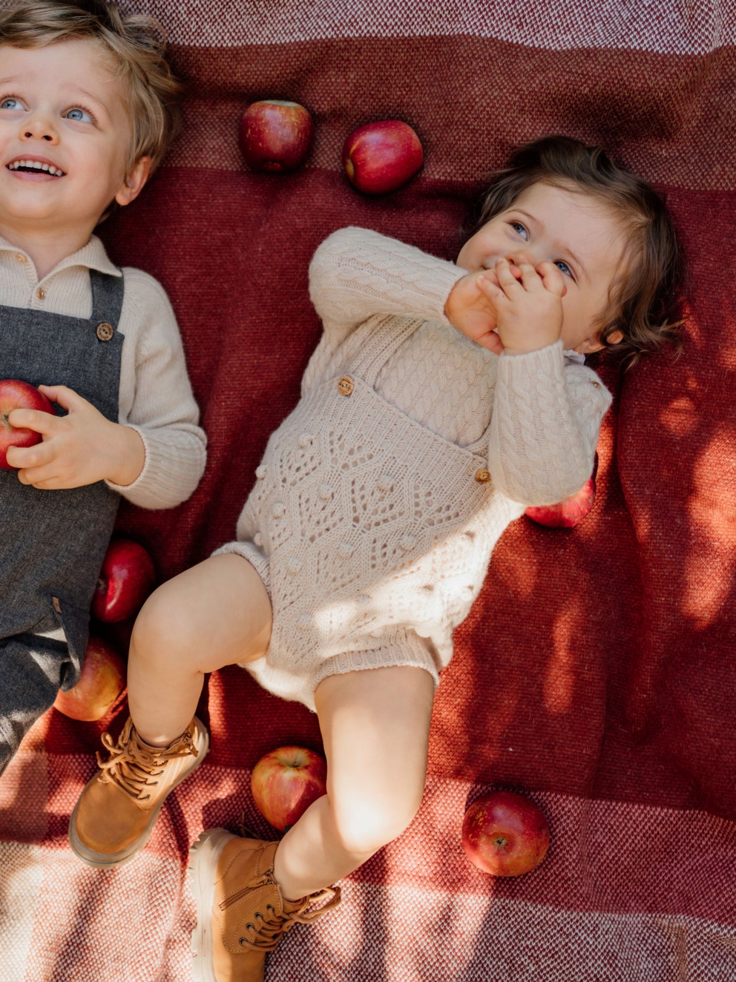 Fofo com alças tricotado com efeito trança - CHRISTMAS TIME