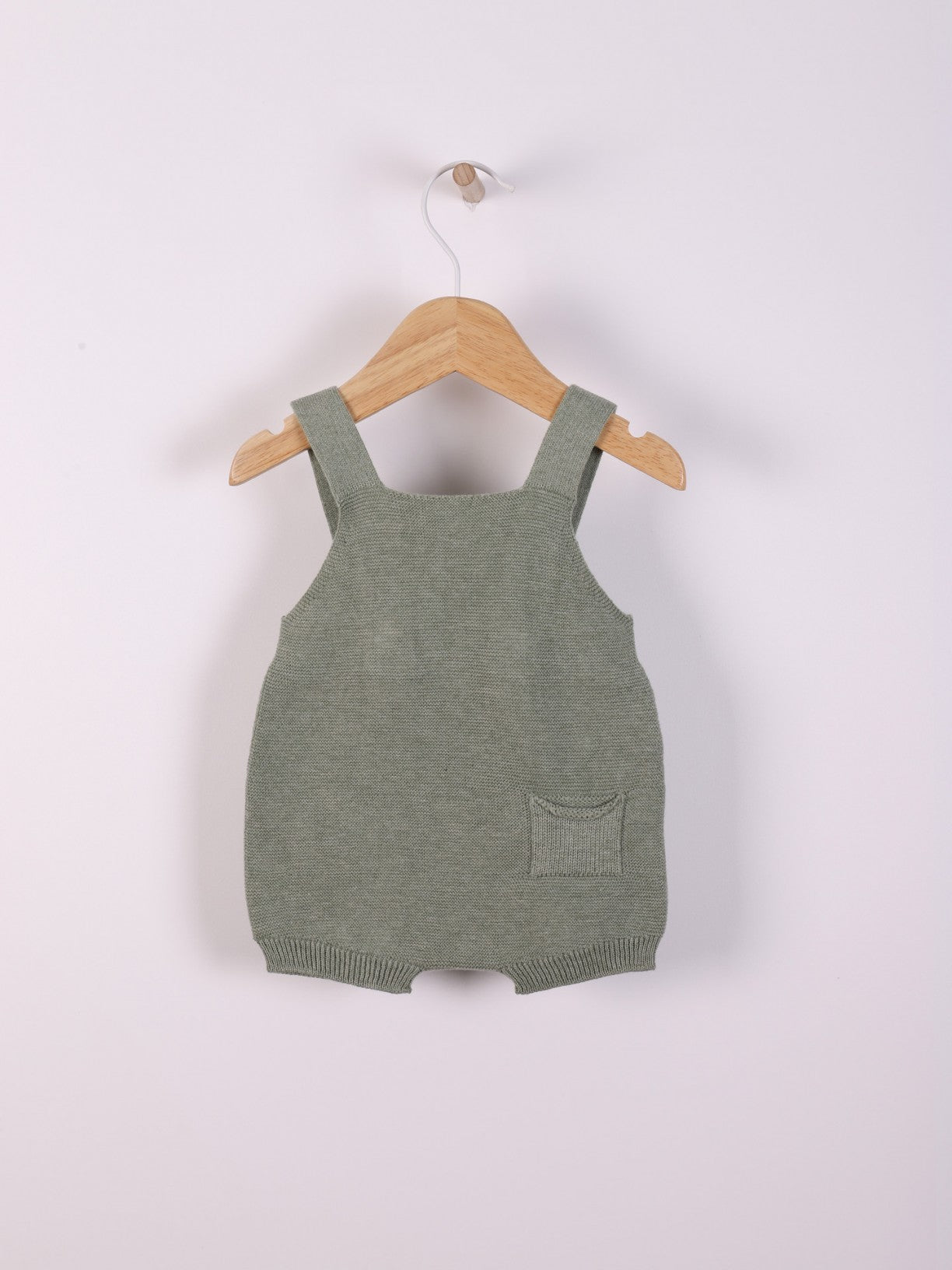 Fofo com alças tricotado em algodão orgânico - PURE FEELINGS