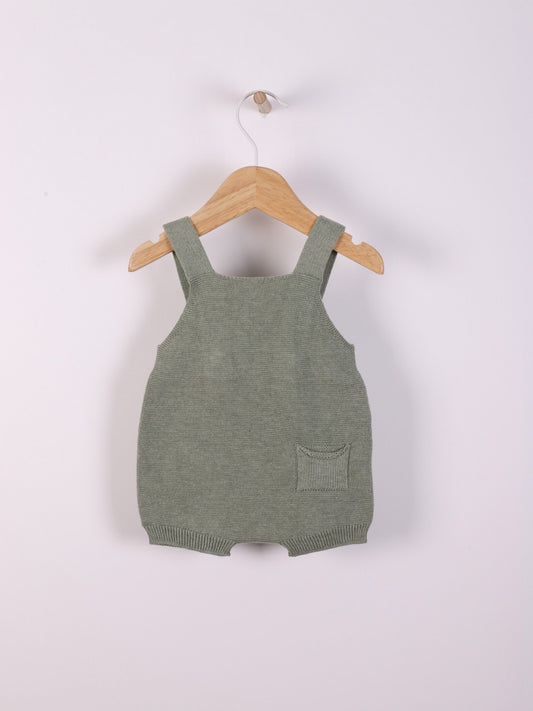 Fofo com alças tricotado em algodão orgânico - PURE FEELINGS