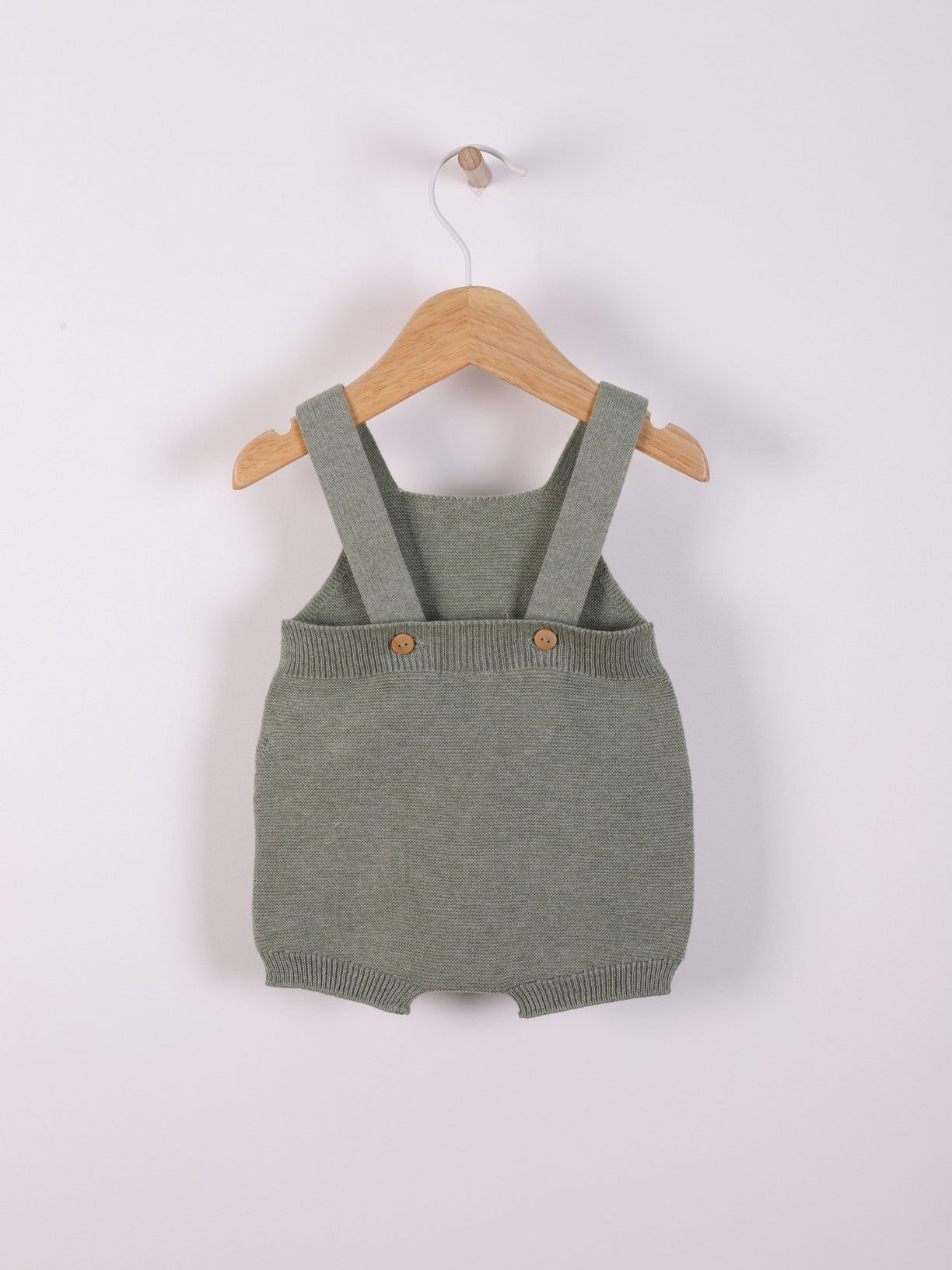 Fofo com alças tricotado em algodão orgânico - PURE FEELINGS