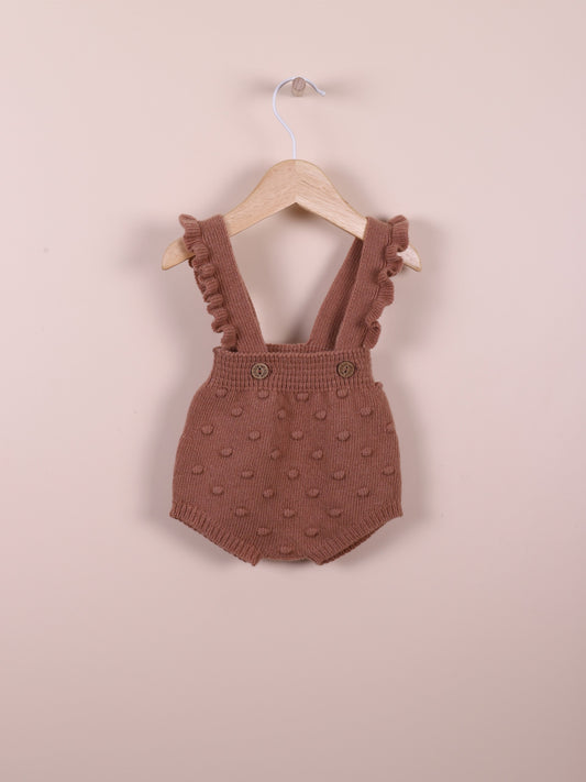 Fofo com alças tricotado em lã merino e caxemira - HAPPY TIME IN WINTER