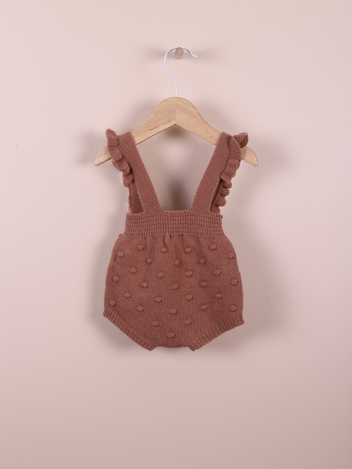 Fofo com alças tricotado em lã merino e caxemira - HAPPY TIME IN WINTER