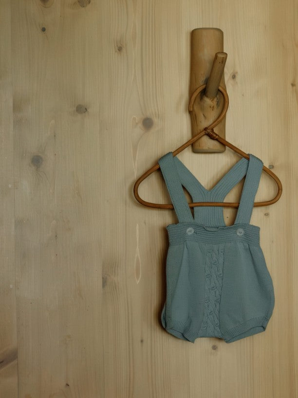 Fofo de alças tricotado em algodão orgânico - PURE FEELINGS