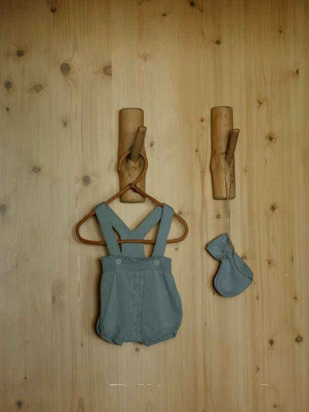 Fofo de alças tricotado em algodão orgânico - PURE FEELINGS