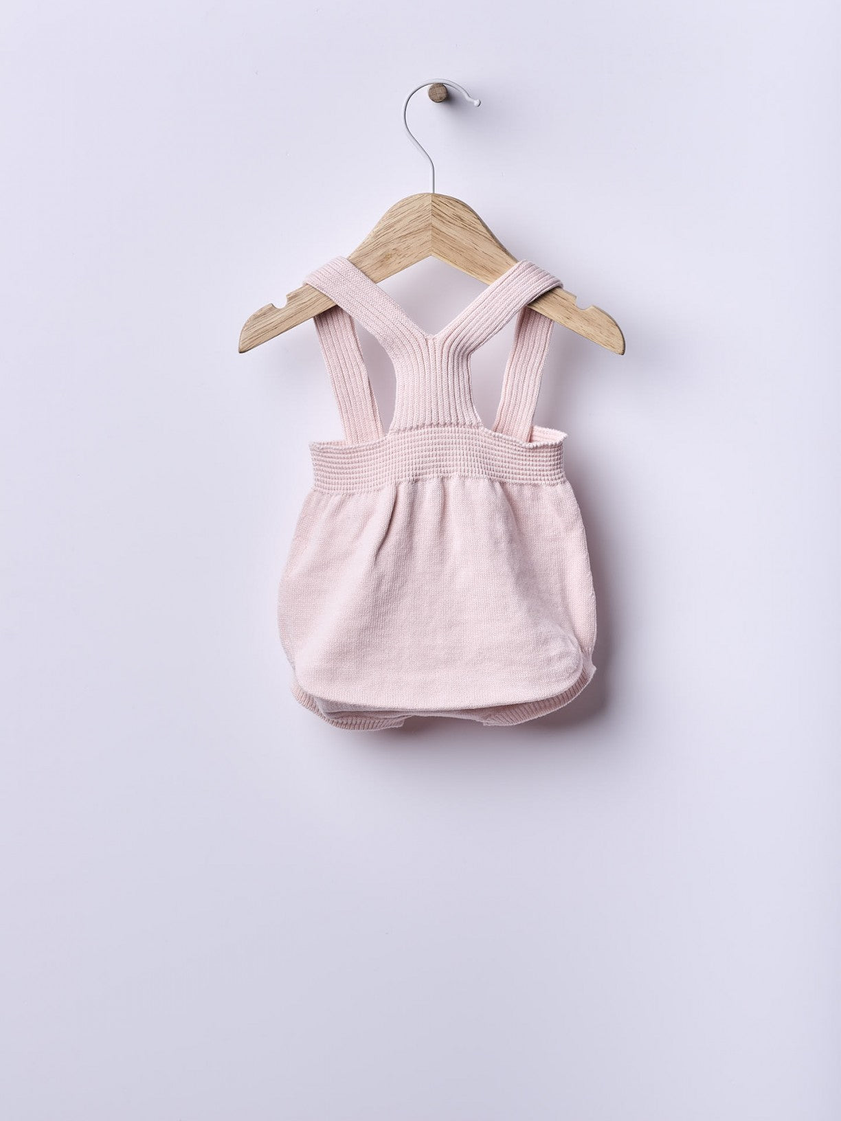 Fofo de alças tricotado em algodão orgânico - ROMANTIC SPRING DAY