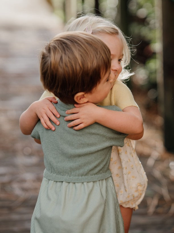 Fofo polo de manga curta em tecido xadrez Vichy - SUMMER IN THE VILLAGE
