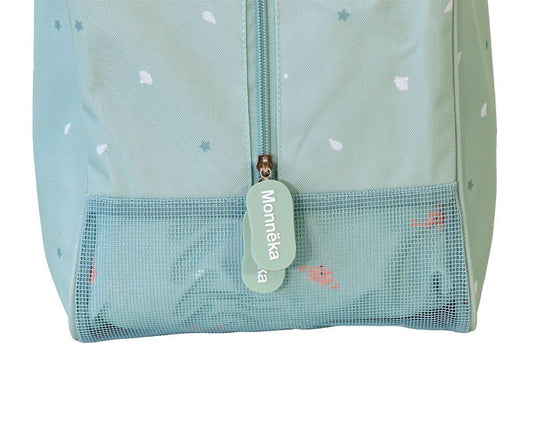 Bolsa de Praia com malha Crab Sage