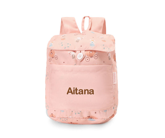 Mochila Pequena Tecido Personalizável Tutete - Mouse Fairies
