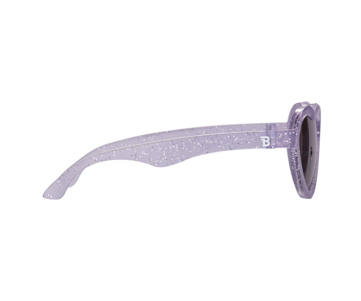 Óculos de Sol Flexíveis - Hearts Lavender Shimmer