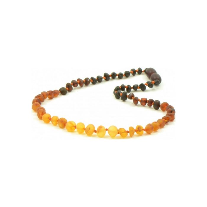 Colar de Âmbar Rainbow Raw - Bebé - 32 cm