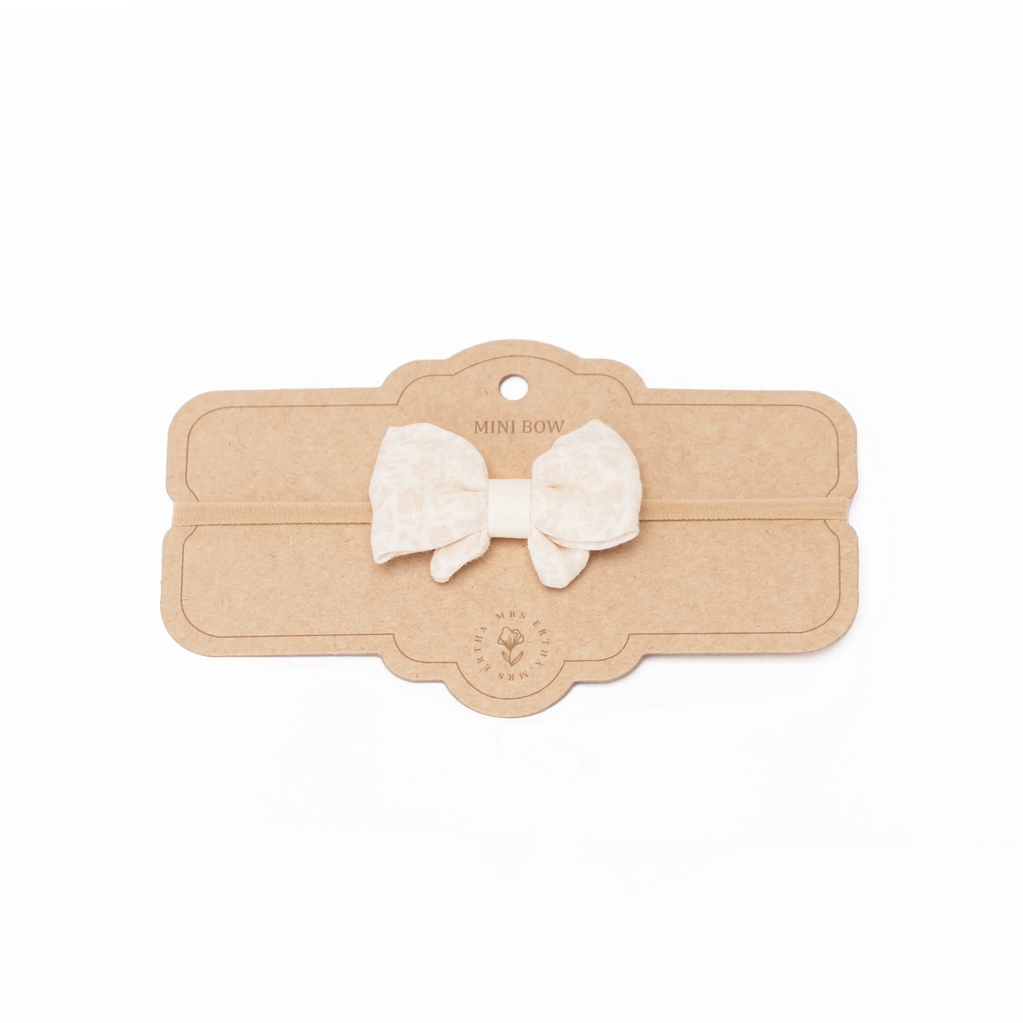 Fita elástica com laço - Little Bow Headband - Bouquet Silhouette