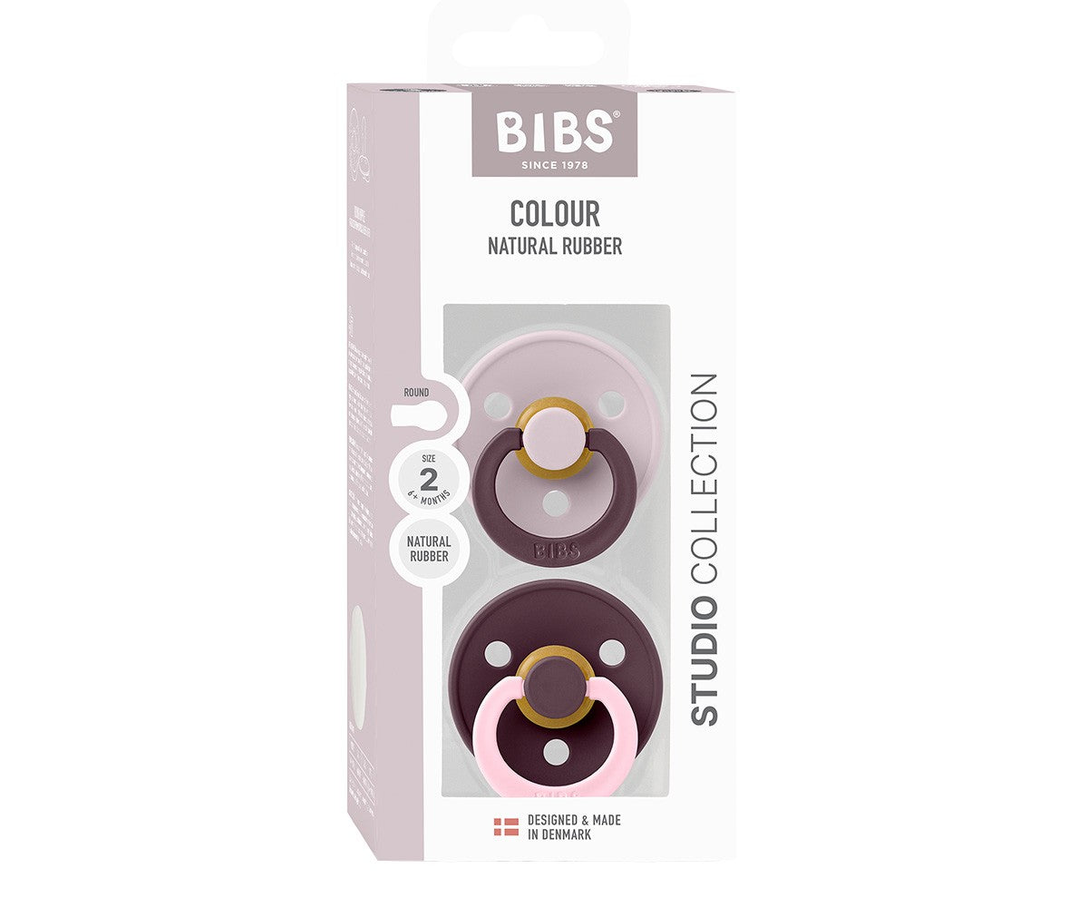 BIBS Studio Fusion Colour - Round Dusky Lilac/Plum