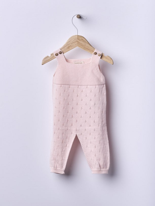 Jardineiras tricotadas em algodão orgânico - BREEZE