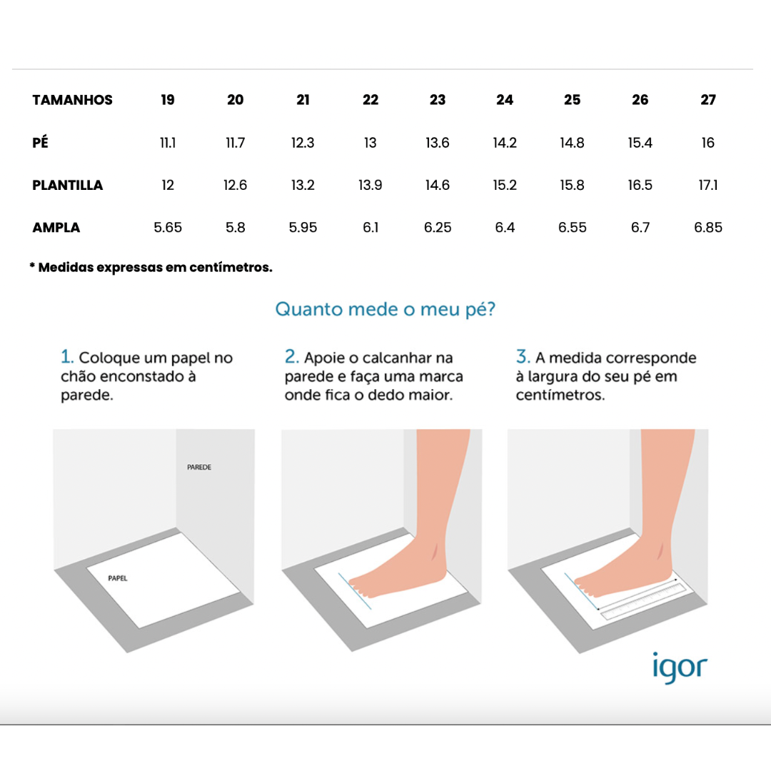 Sapatilhas Lona Pepito Igor