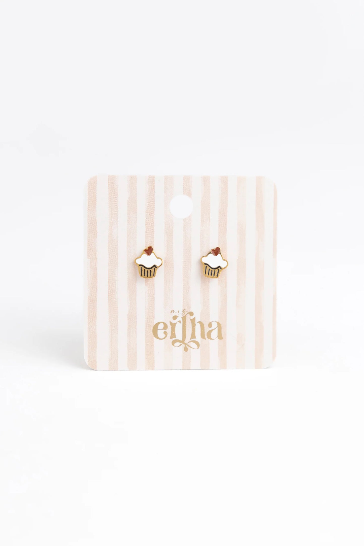Brincos Studs Earrings - Love Muffin