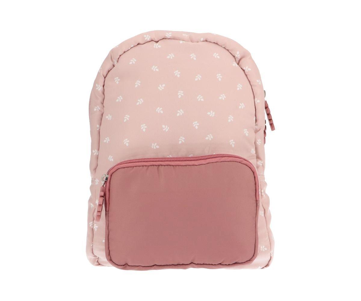 Mochila Infantil Acolchoada - Leaves Pink