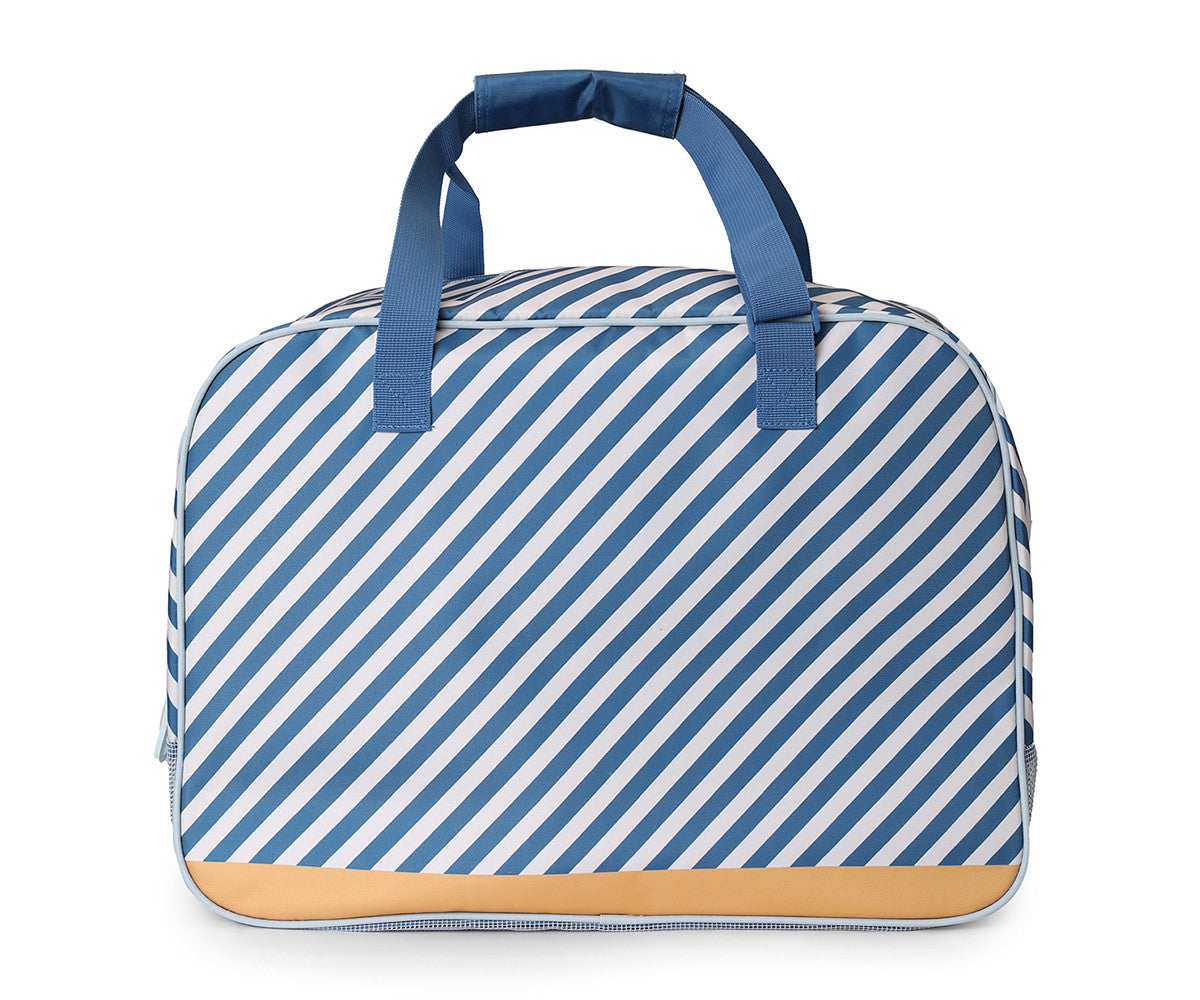 Bolsa de Praia Monnëka Anti-Areia Stripes Blues & Beyond