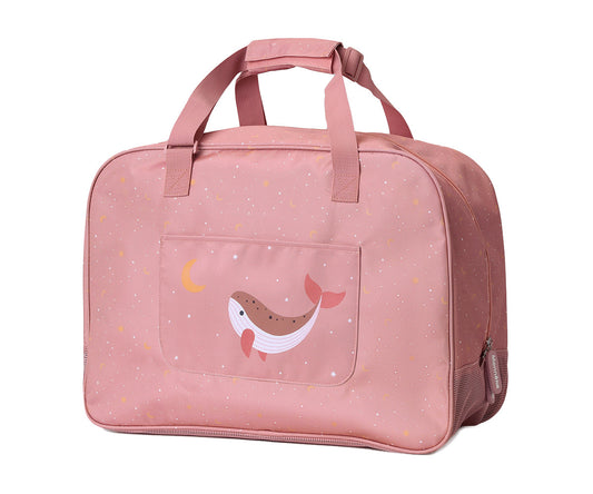 Bolsa de Praia Monnëka Anti-areia Whale Pink