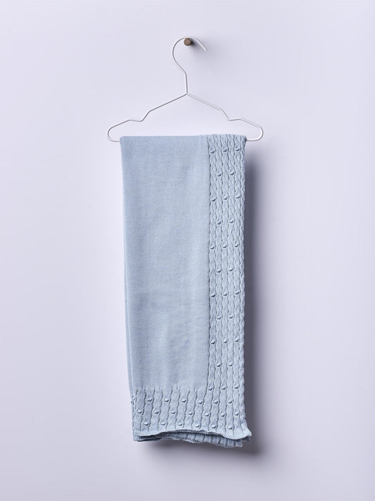 Manta tricotada em algodão orgânico - PURE FEELINGS