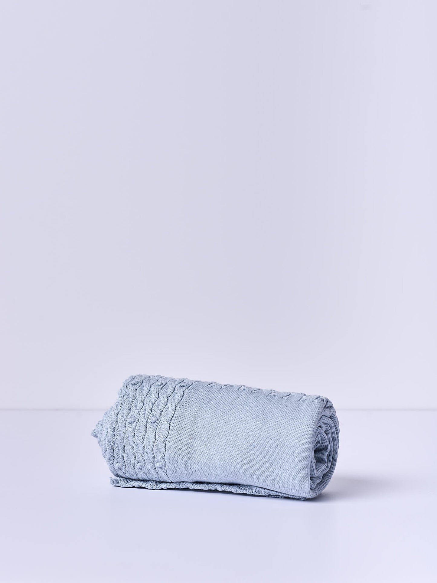 Manta tricotada em algodão orgânico - PURE FEELINGS