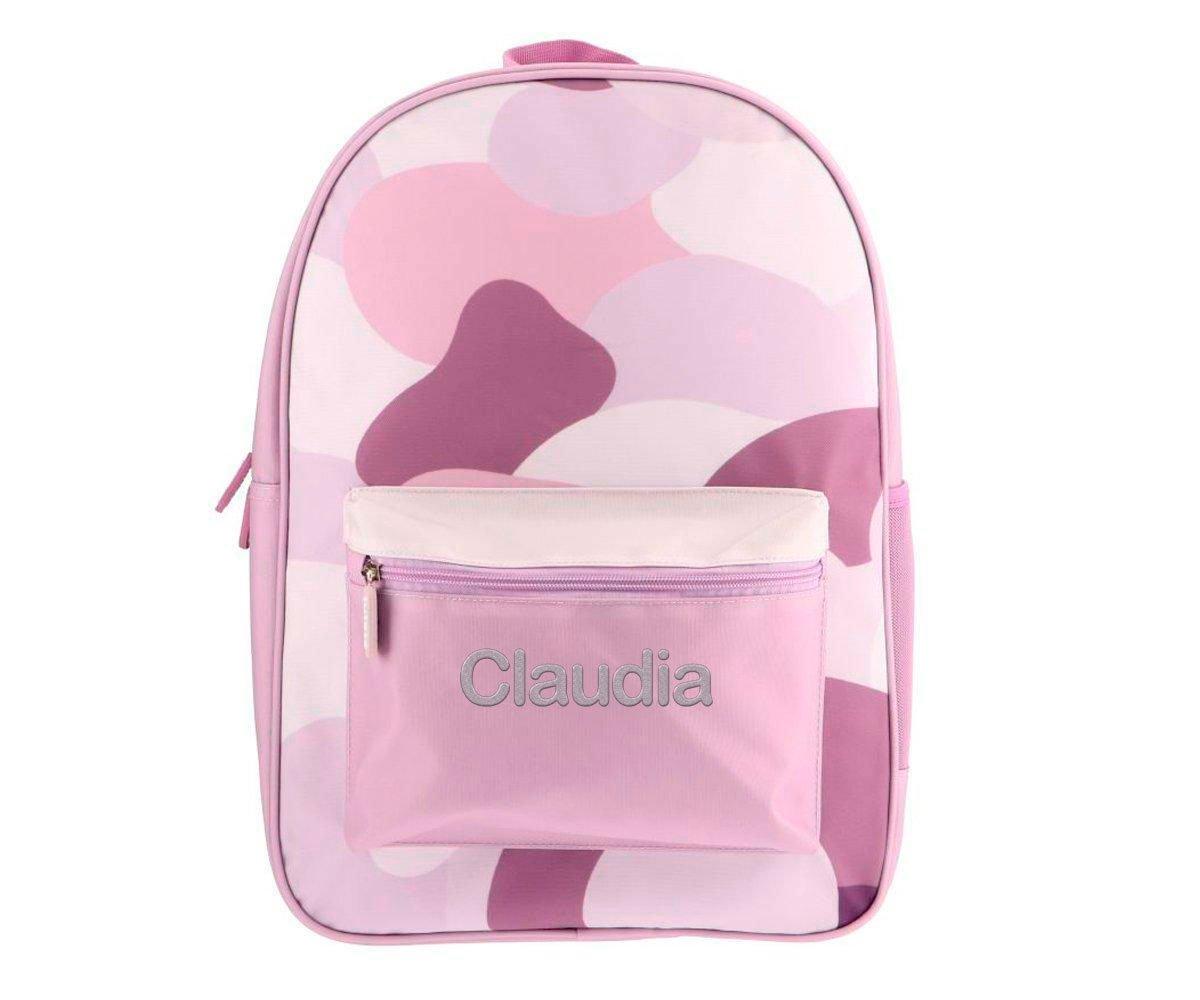 Mochila Escolar Grande Personalizável - Dunes Lilás