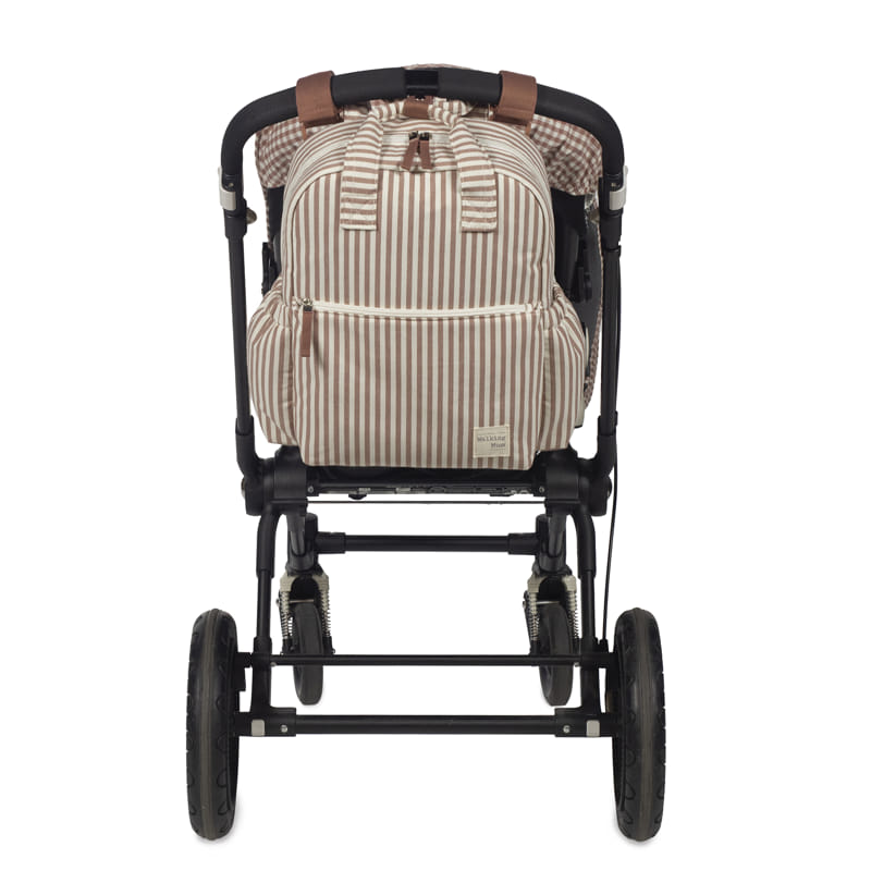 Walking Mum Mochila - Praliné Strips Moka