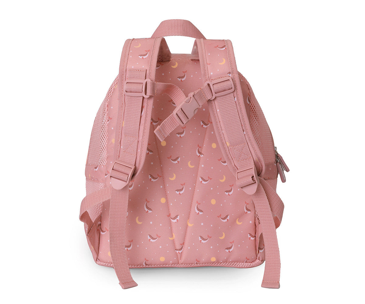 Mochila Infantil Anti-Areia Monnëka Whale Pink