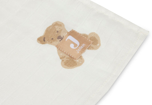 Musselina Swaddle 115x115cm - Teddy Bear Pack 2