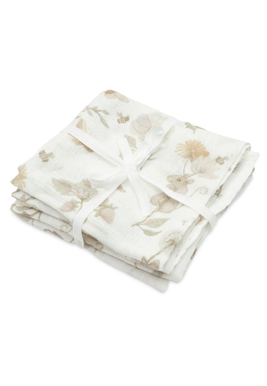 Musselina de pano 70x70cm - Dreamy Mouse - Pack 2