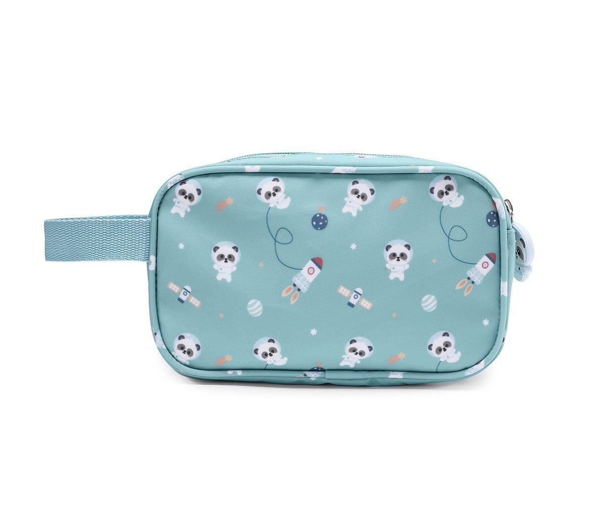 Necessaire Infantil Personalizável Tutete - Pandas In Space