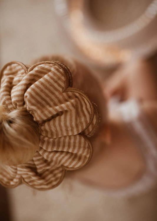 Elástico para Cabelo Scrunchie Toffee Lines | Mrs Ertha