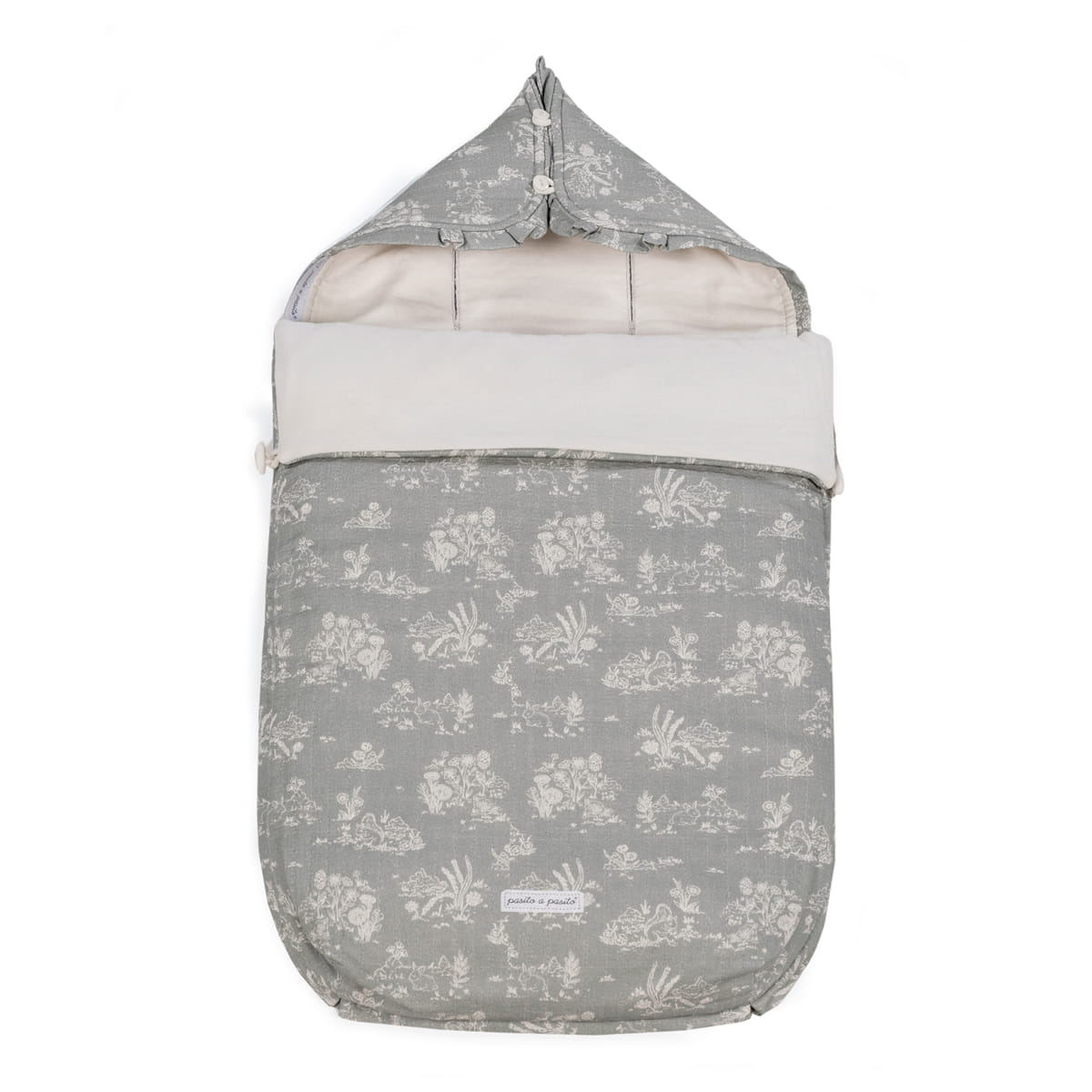 Saco 3 em 1 verão Toile de Jouy Forest