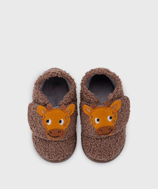 Pantufas Barefoot Igor - Homie Girafa Castanho