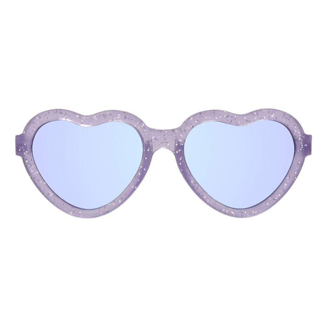 Óculos de Sol Flexíveis - Hearts Lavender Shimmer