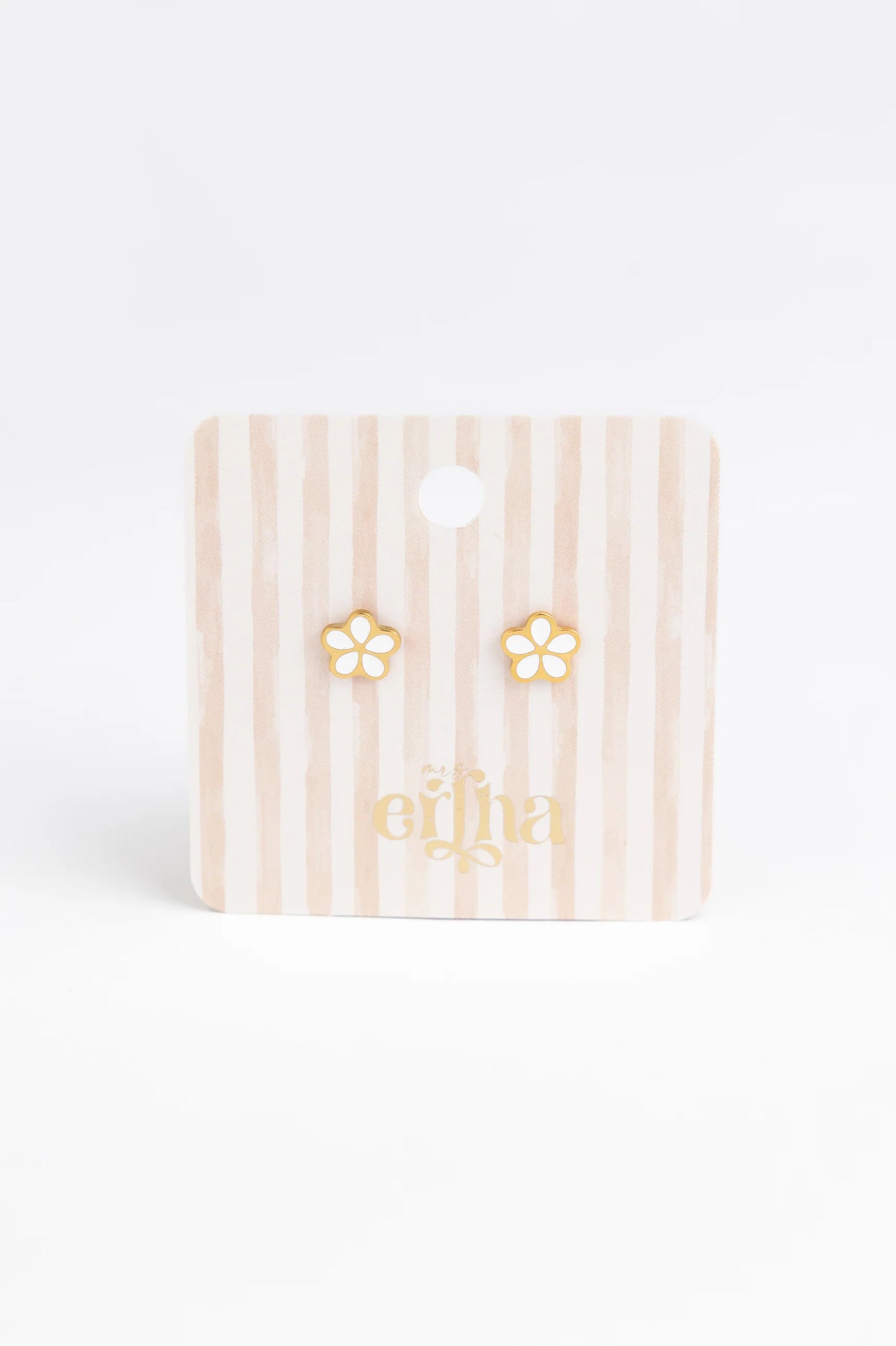 Brincos Studs Earrings - Pure Petal