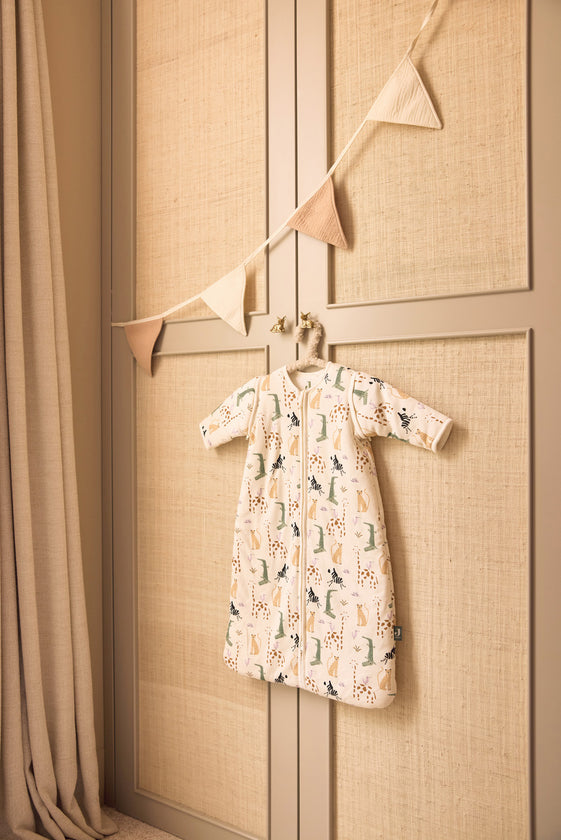 Saco de Dormir para Bebé com Mangas Removíveis Jungle Jambo