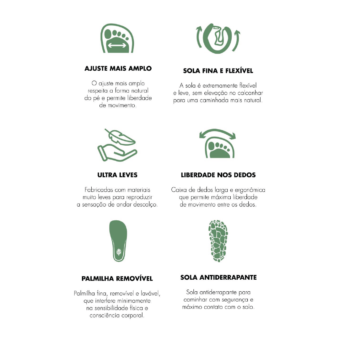 Sandálias Victoria - Bosco Barefoot Lona Drec