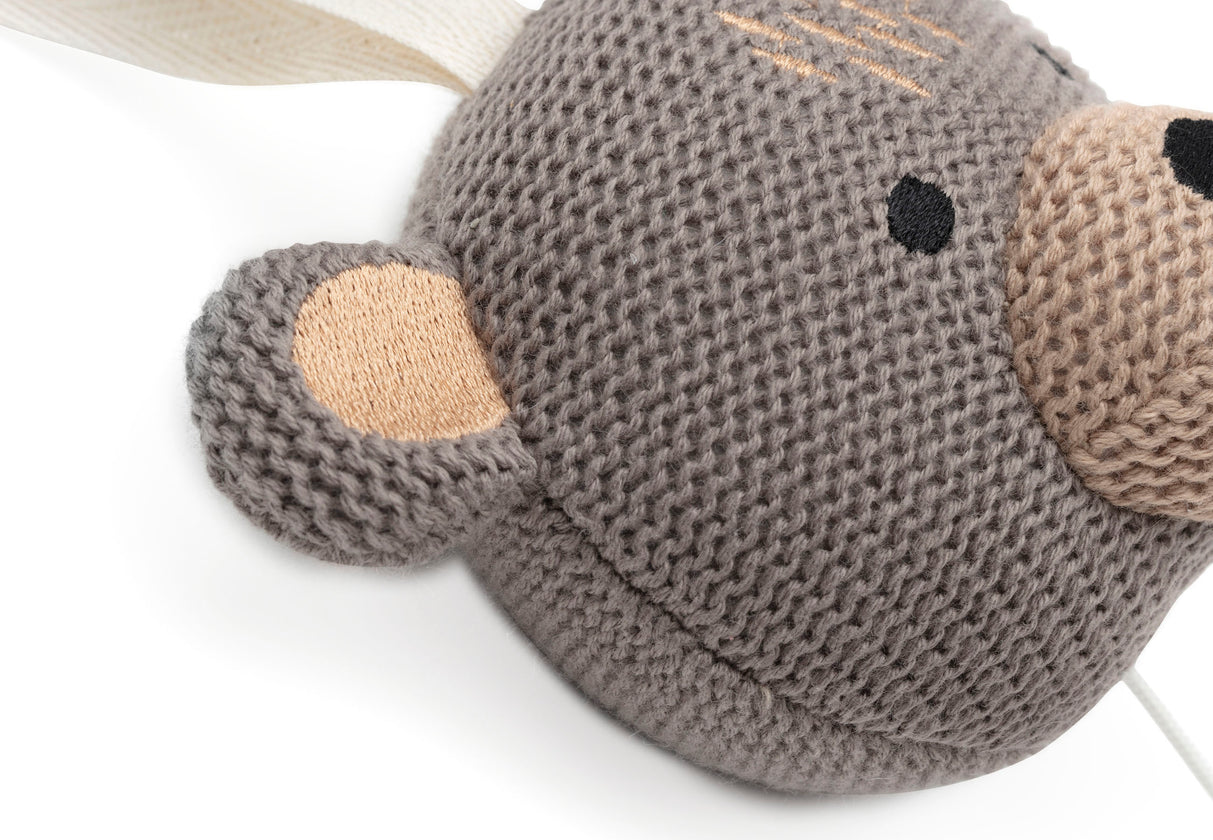 Urso de cabide musical