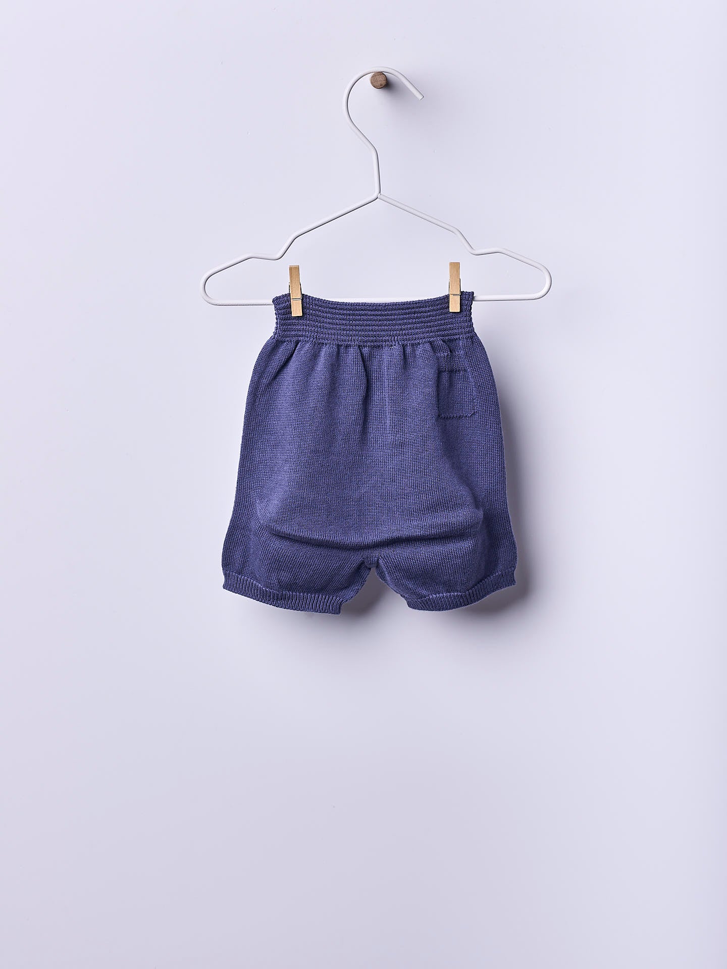 Calções tricotados em algodão orgânico Graystone - SEA BREEZE