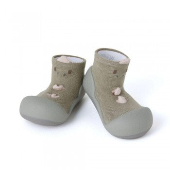 Attipas Dinossauro Verde - Sola Bicolor