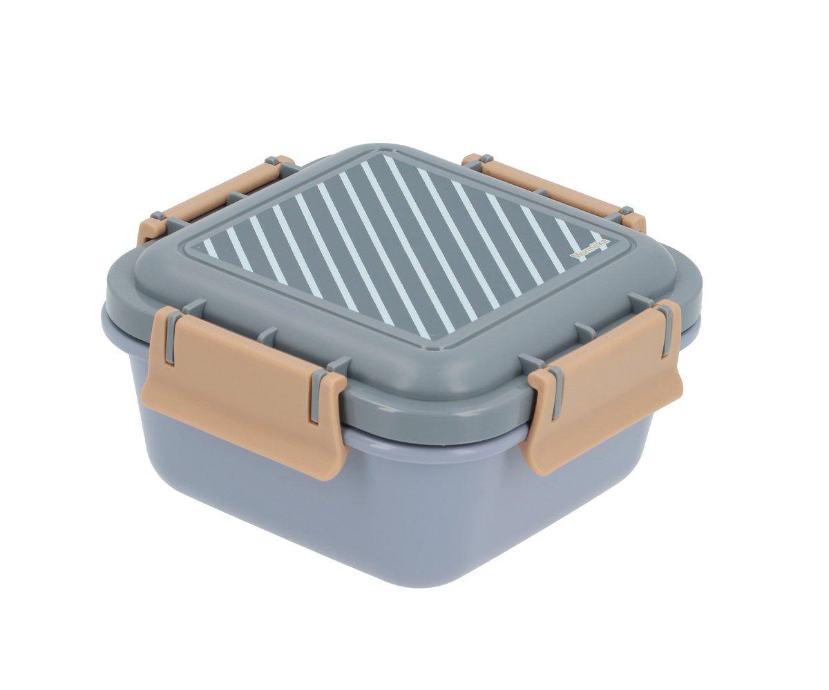 Caixa Lancheira Grande Stripes Blue