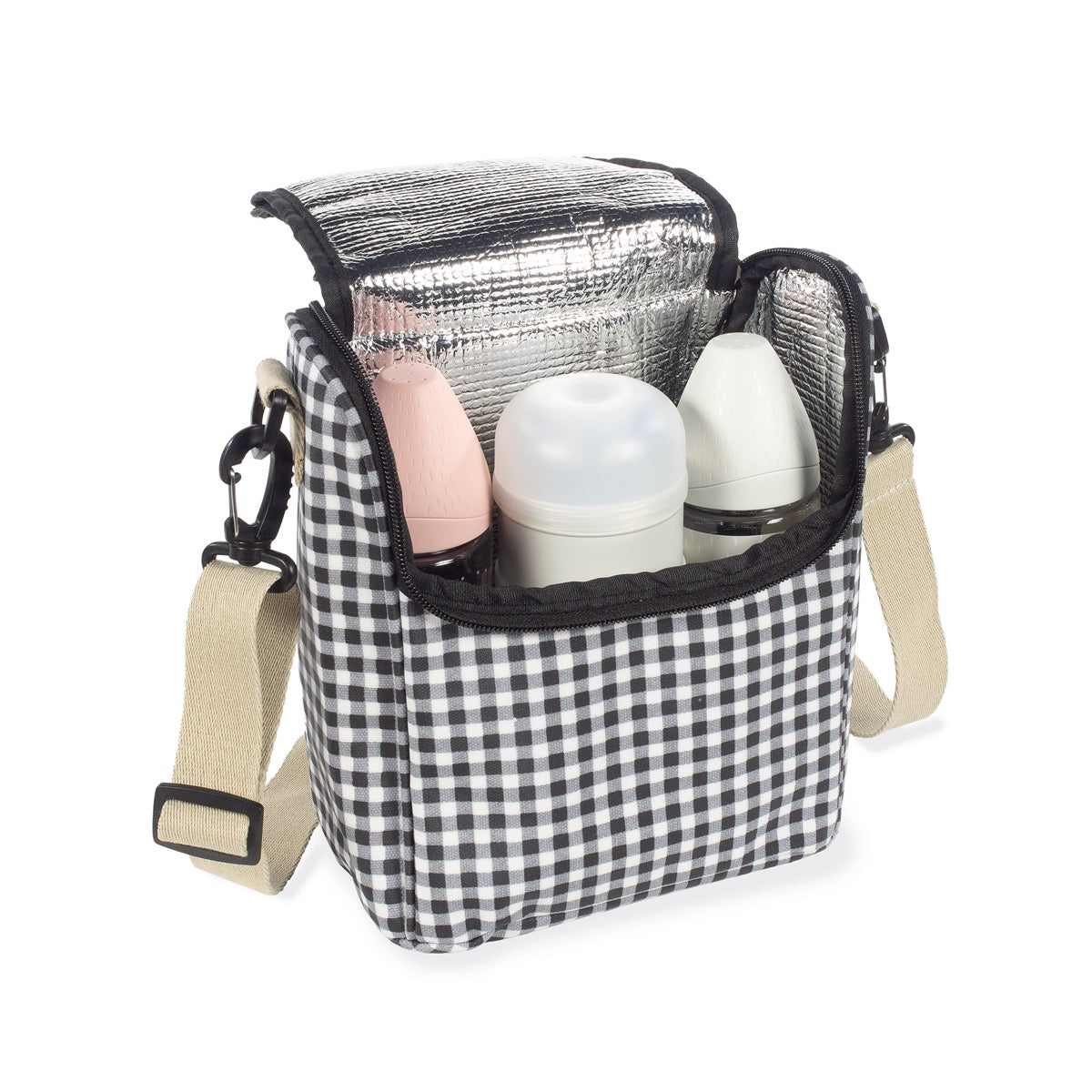 Bolsa Térmica I Love Vichy - Preto